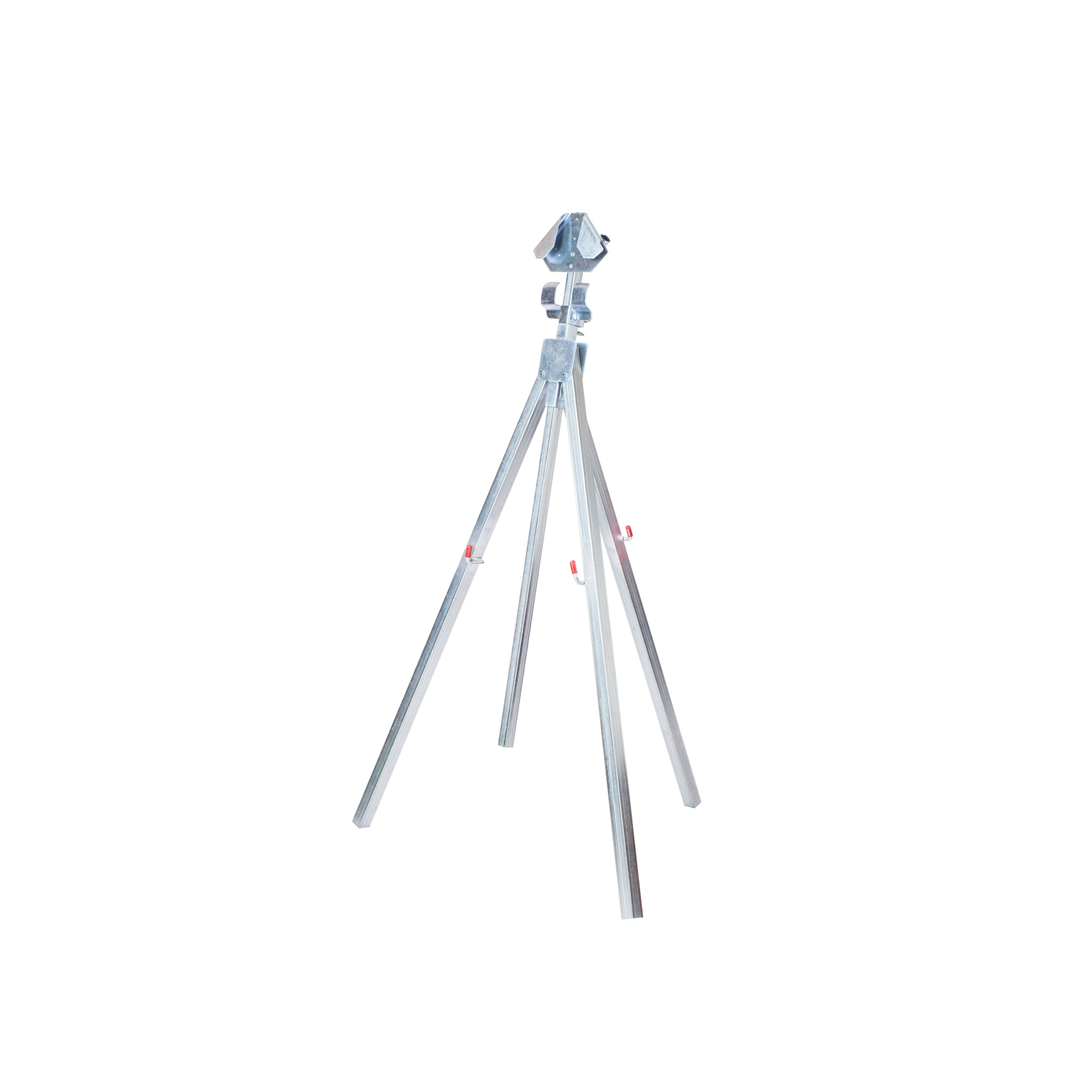 Eastern Metal Tripod Stand Roll Up Rigid Sign, Silver, Model# Apex Tripod